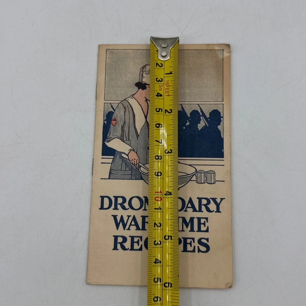 Dromedary War-Time Recipes Booklet 1917 WWI Hills Brothers Co Antique Cooking